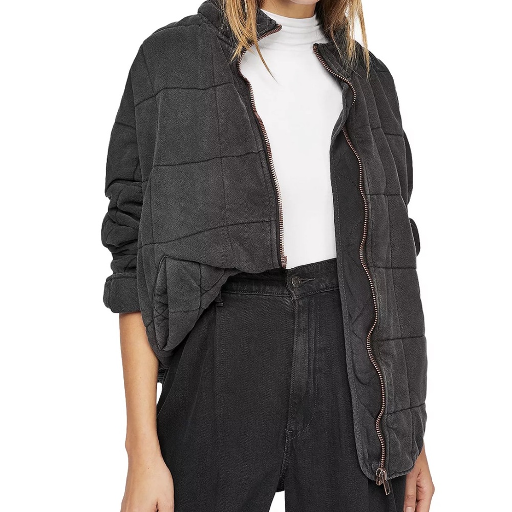 Free people dolman quilted oversized jacket xs